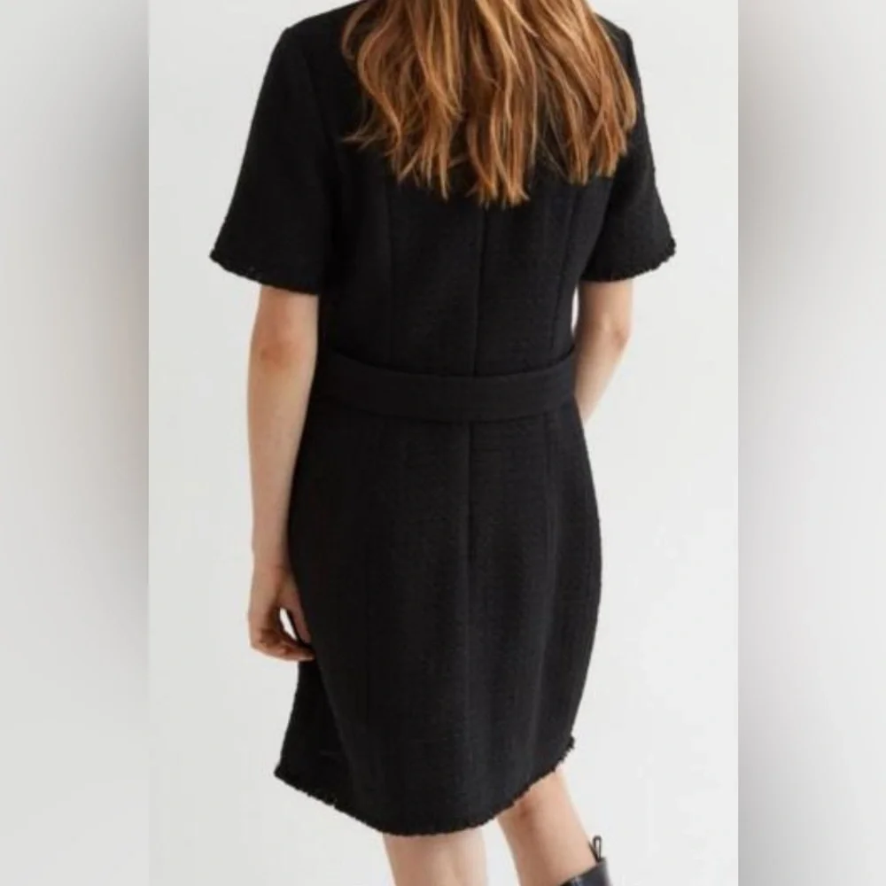 H&M WOOL BLEND MINI DRESS - S2533 - Picture 5 of 6